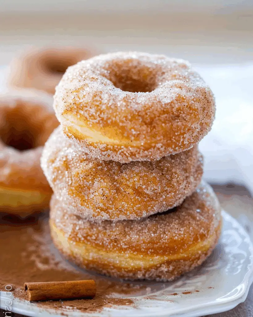 Baked Cinnamon Sugar Donuts