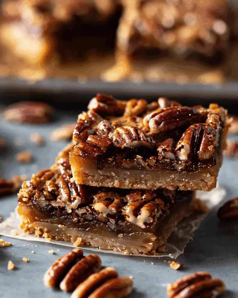 Maple Pecan Pie Bars