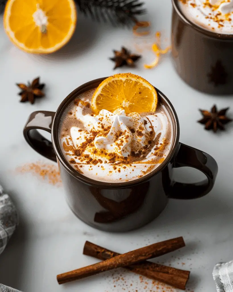 Orange Spice Hot Cocoa