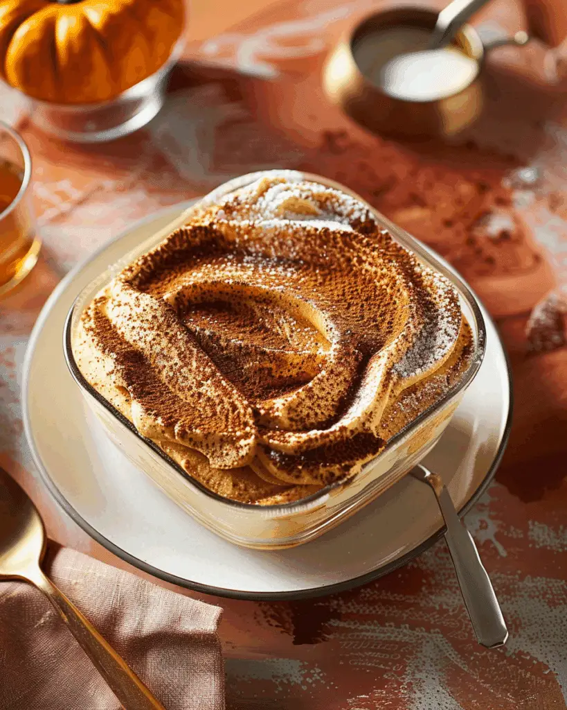 Pumpkin Tiramisu