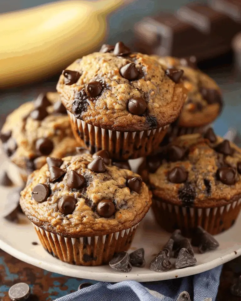 Banana Chocolate Chip Muffins