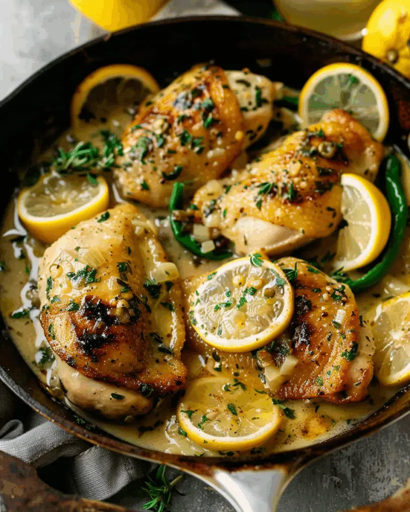 Skillet Garlic Lemon Butter Chicken