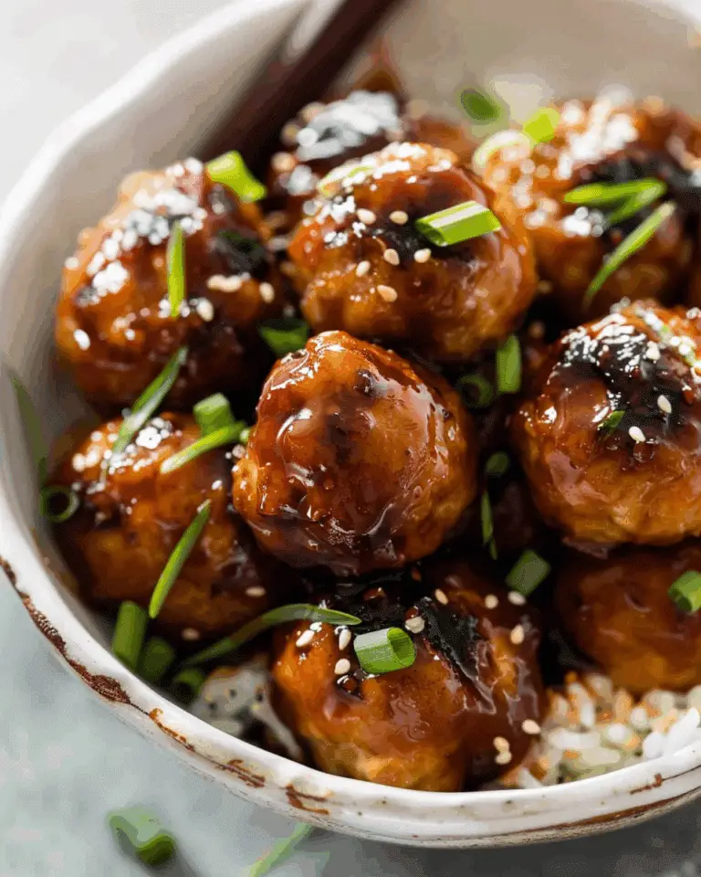 Teriyaki Chicken Meatballs