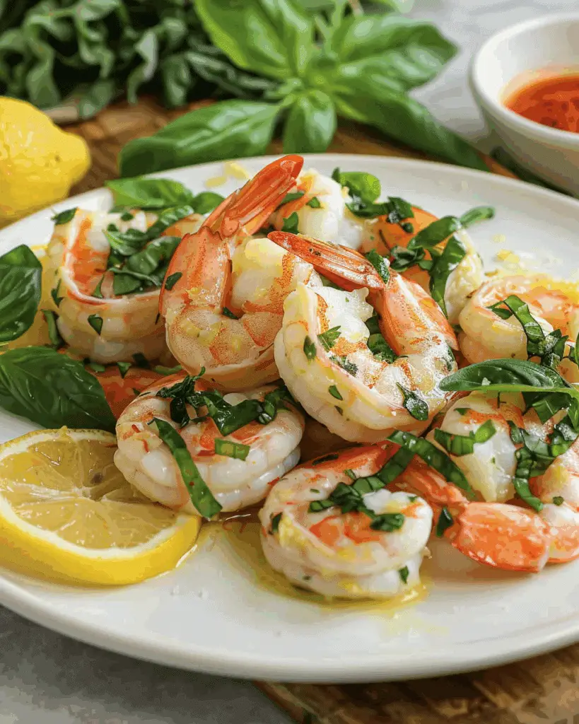 Lemon Basil Shrimp