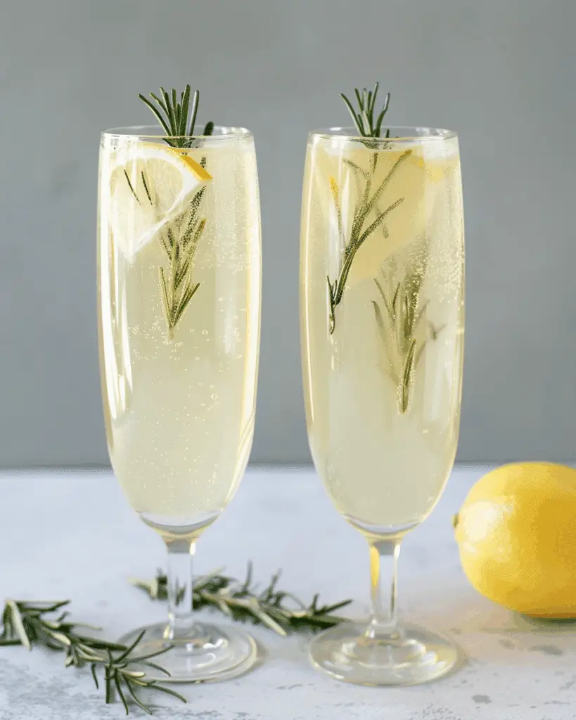Rosemary Lemon Sparkler