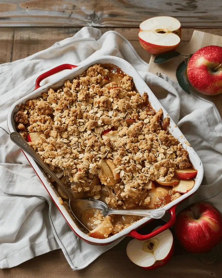 Best Apple Oatmeal Crisp