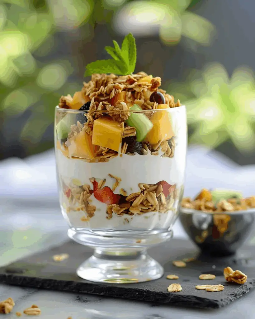Tropical Parfait – Tropical Granola Parfait