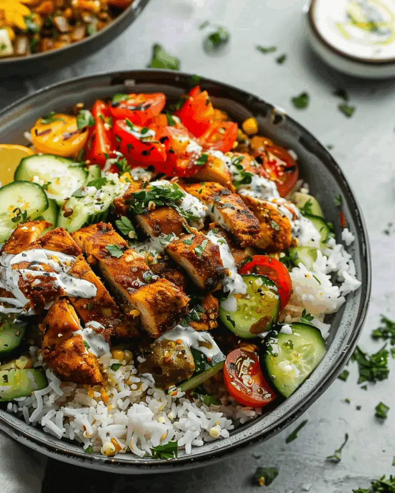 Best Chicken Shawarma Bowls