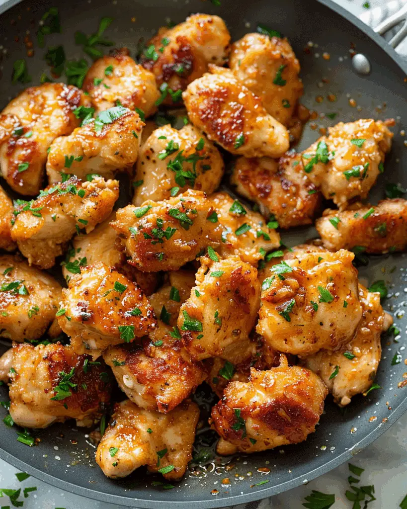 Garlic Butter Chicken Bites