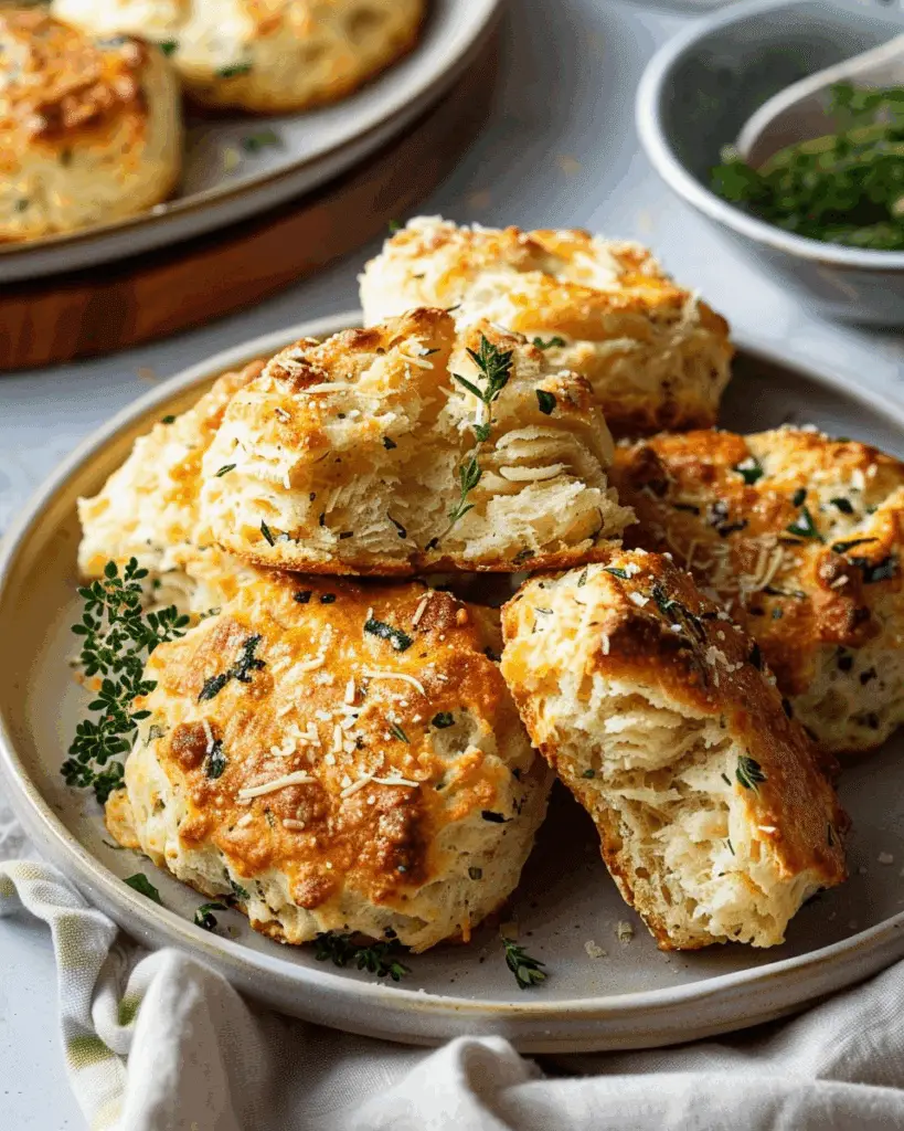 Garlic and Herb Parmesan Biscuits