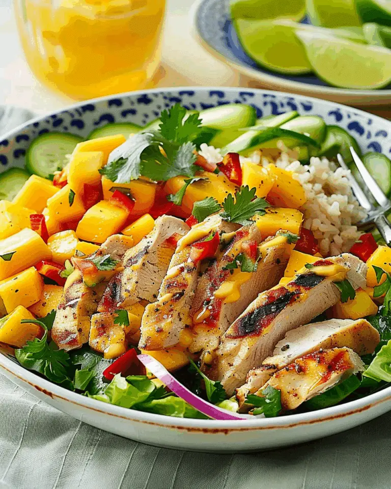 Mango Chicken Salad