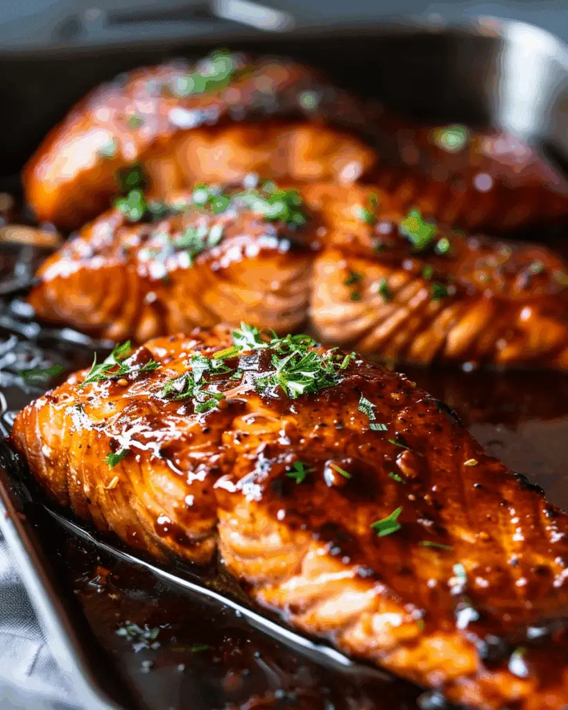 Best Honey Garlic Glazed Salmon