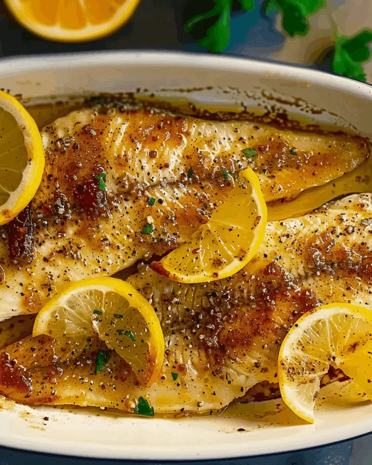 Baked Lemon Garlic Butter Tilapia