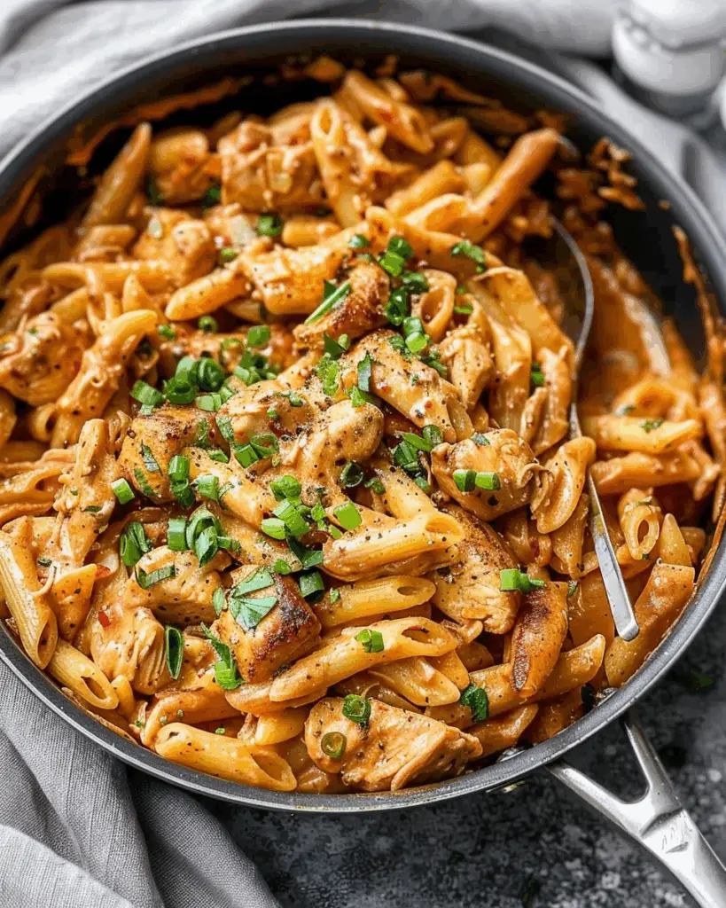 One Pot Creamy Cajun Chicken Pasta