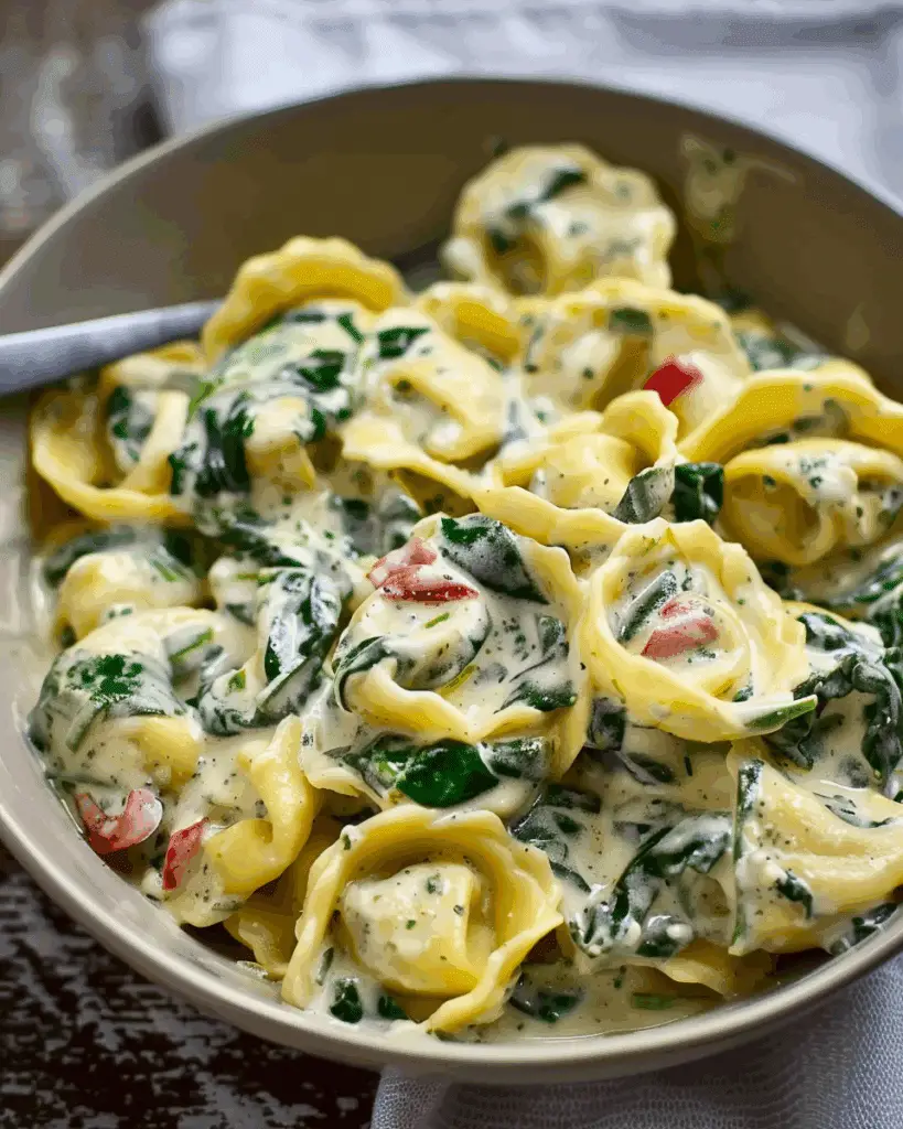 Creamy Spinach Tortellini