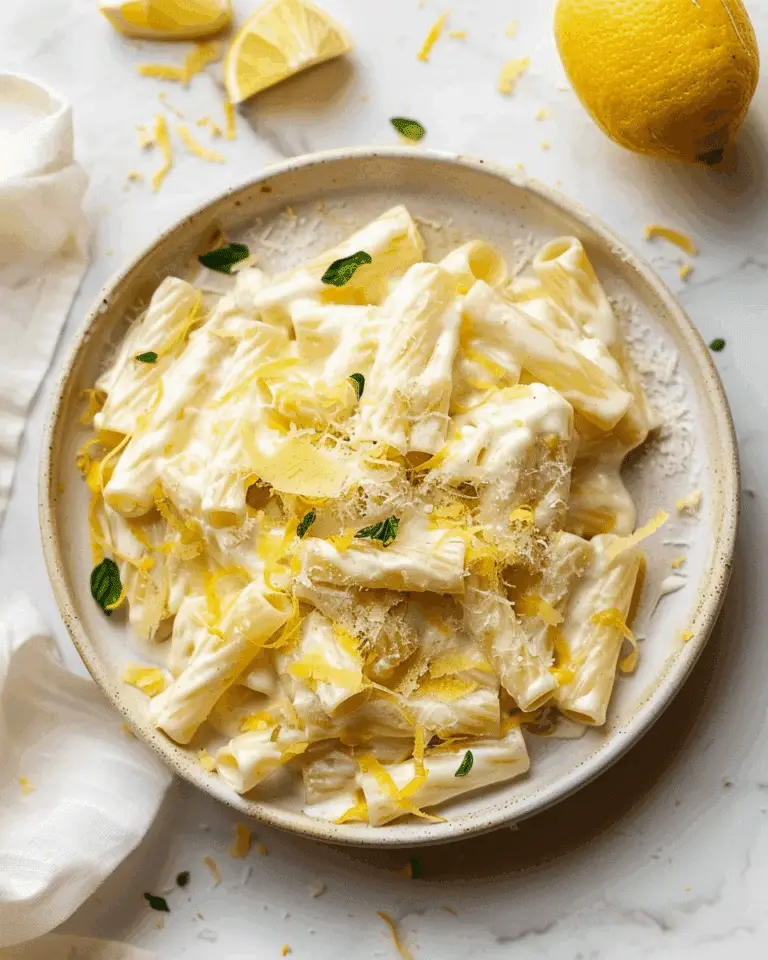 Easy Creamy Lemon Pasta