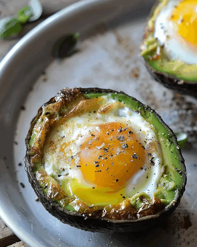 Baked Eggs in Avocado Cups