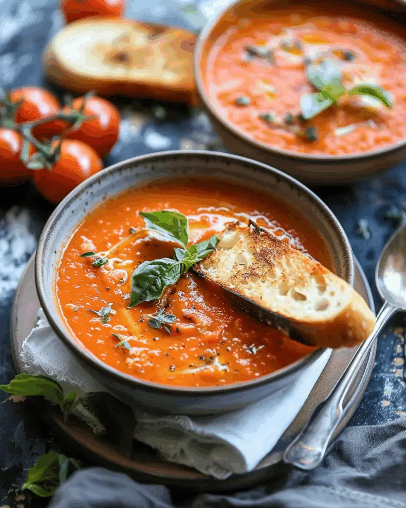 Creamy Roasted Tomato Soup