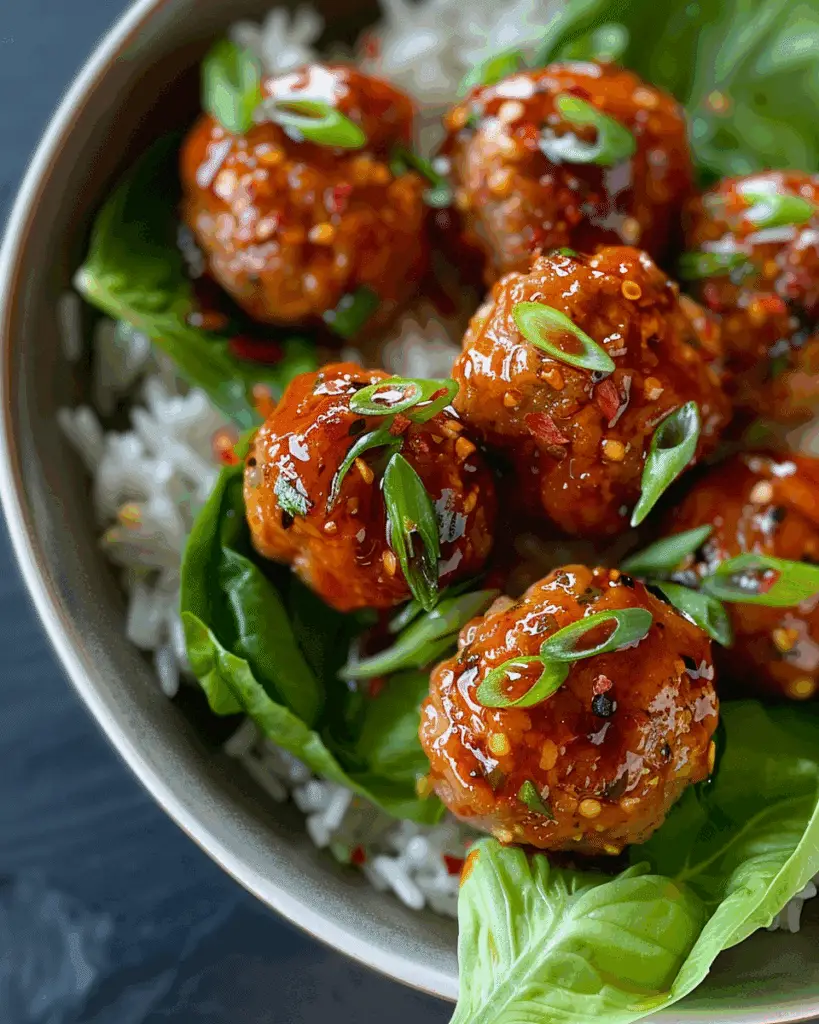 Best Sweet Chili Chicken Meatballs