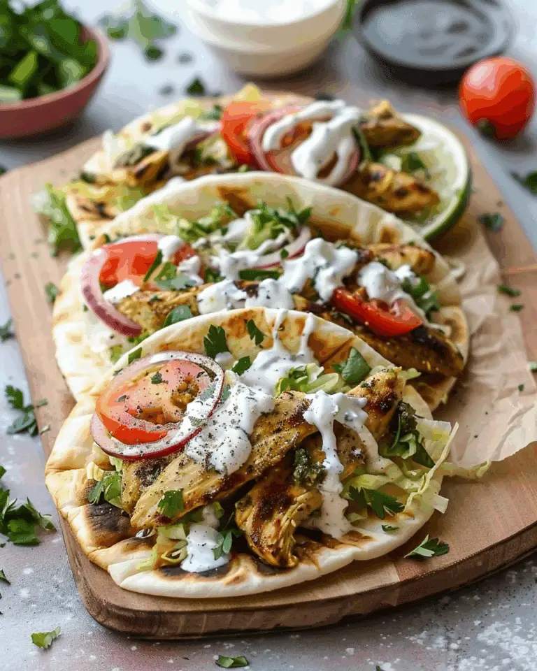 Greek Chicken Gyros Recipe