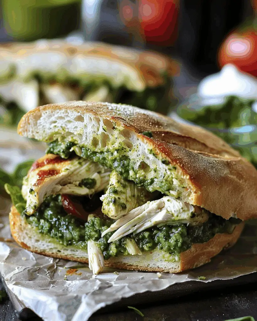 Chicken Pesto Sandwich