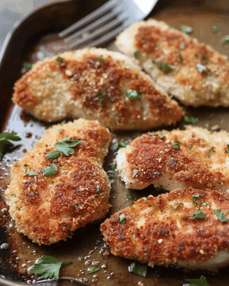 Parmesan Crusted Turkey Cutlets