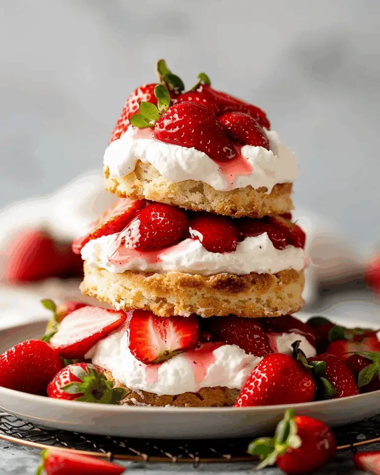 Homemade Strawberry Shortcake