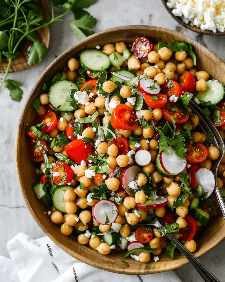 Mediterranean Chickpea Salad