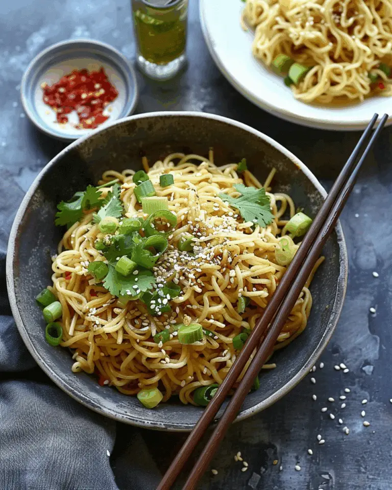 Sesame Ginger Noodles