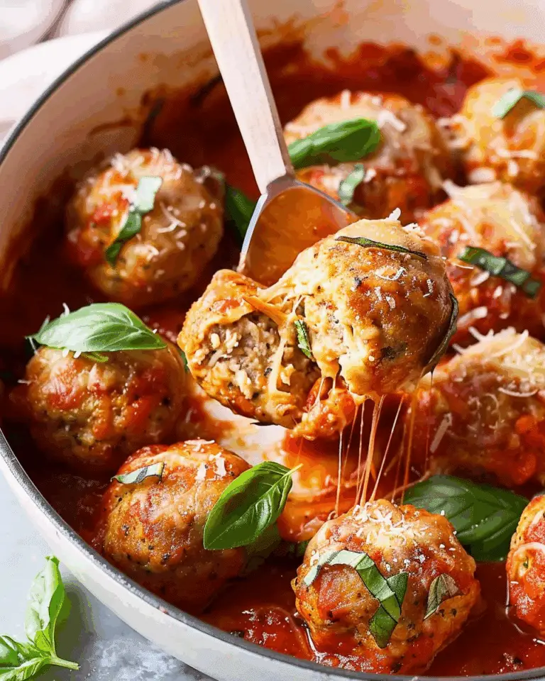 Chicken Parmesan Meatballs