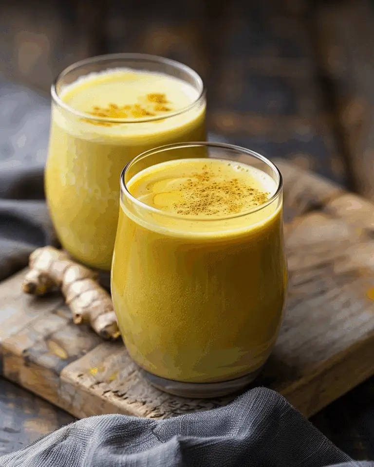 Turmeric Almond Milk with Ginger