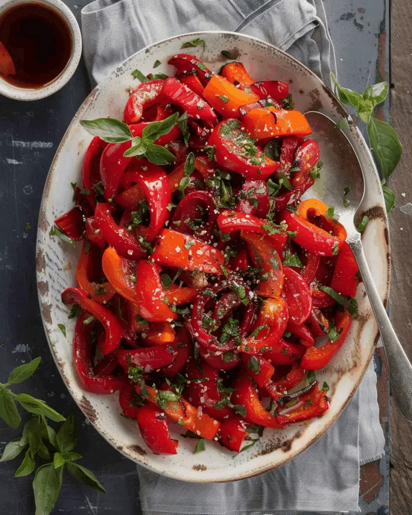 Roasted Red Pepper Salad