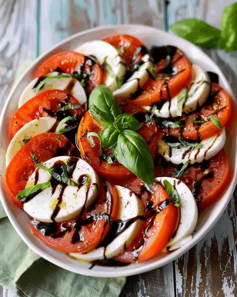 Caprese Salad with Balsamic Glaze
