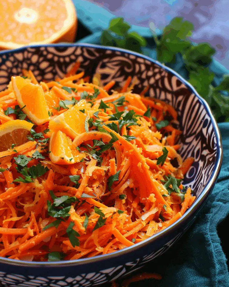 Moroccan Carrot Salad with Oranges