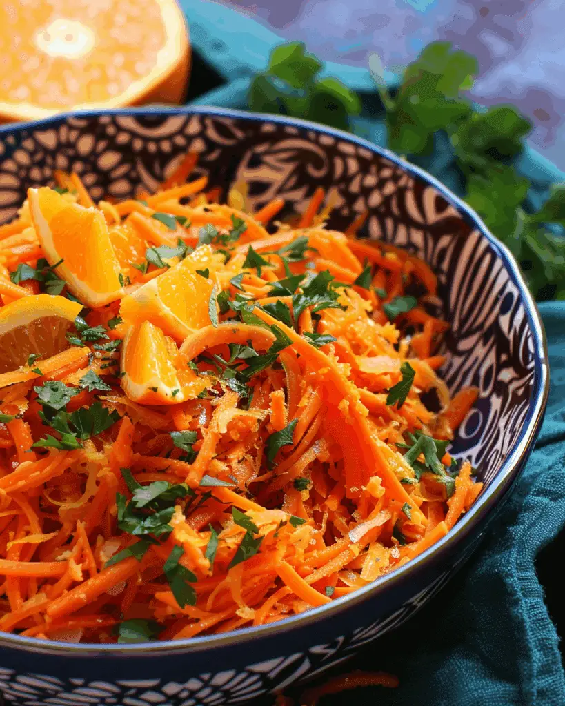 Moroccan Carrot Salad with Oranges
