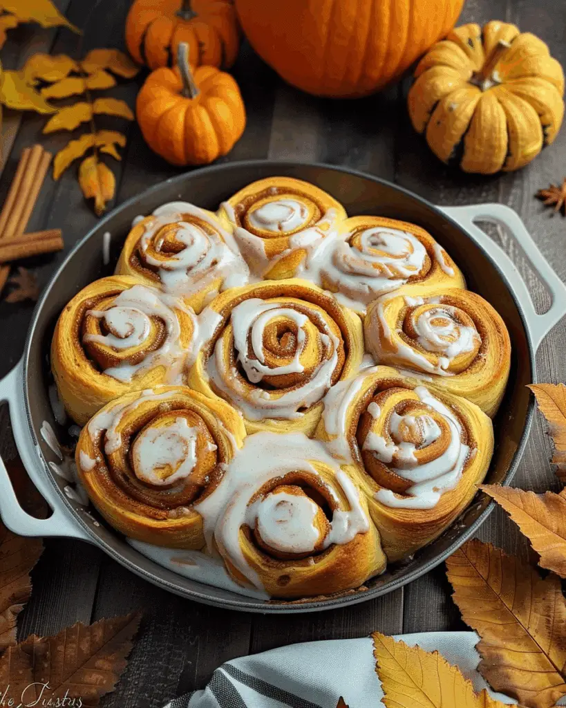 The Best Pumpkin Cinnamon Rolls