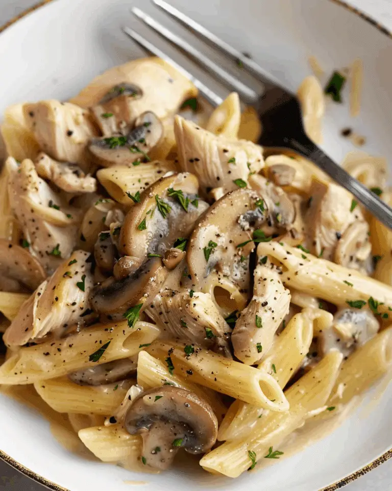 Easy Chicken and Mushroom Pasta