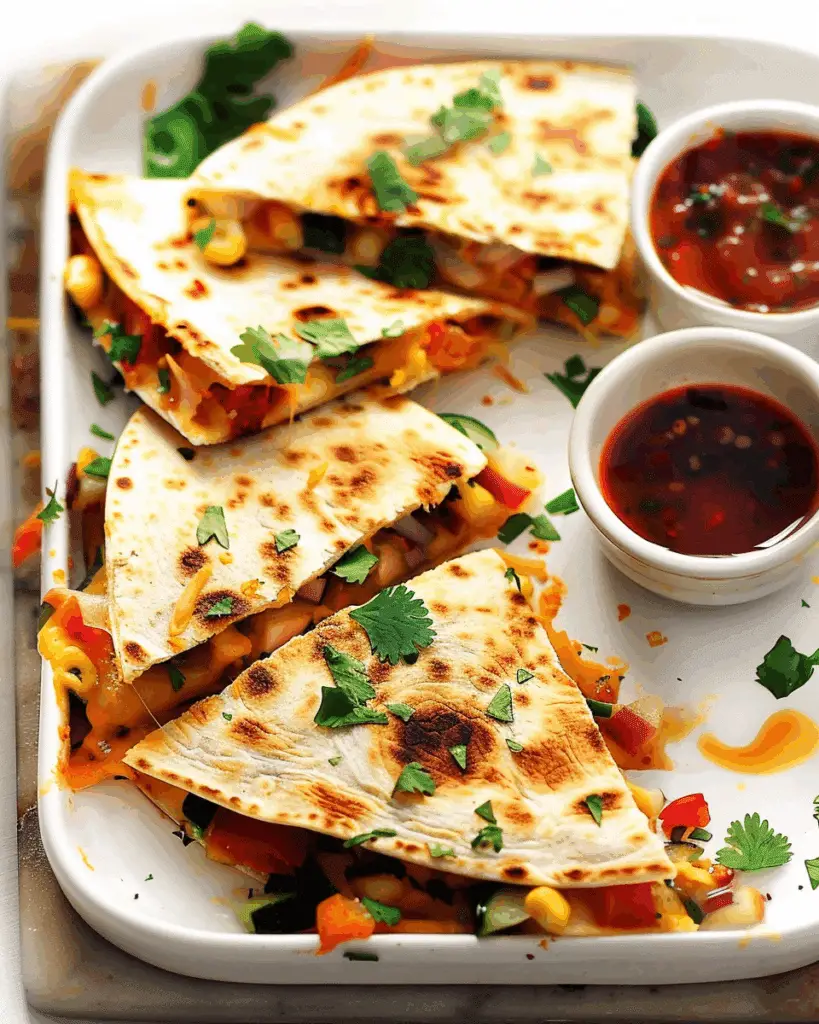 Easy Veggie Quesadillas