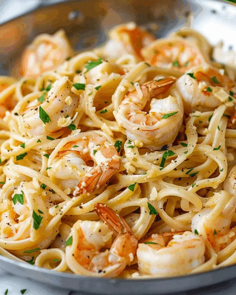 Creamy Garlic Shrimp Pasta