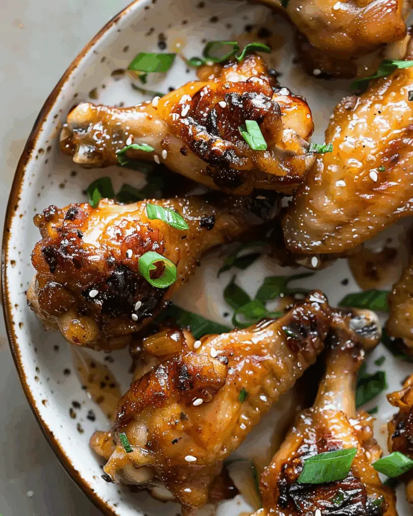 Ginger Honey Chicken Wings
