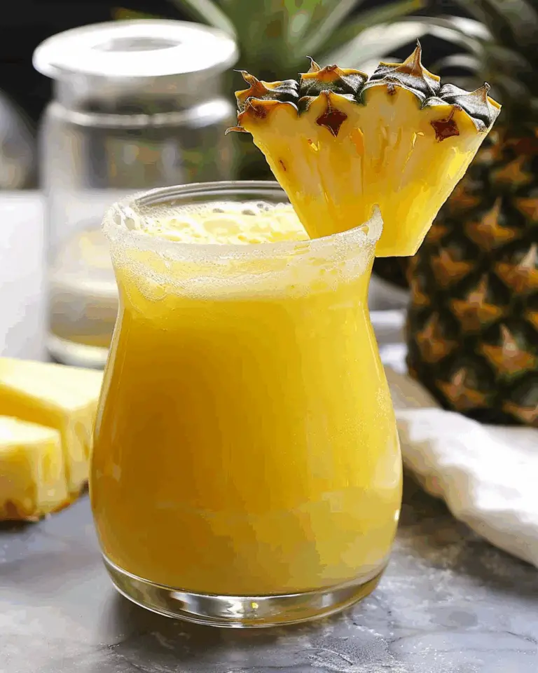 Homemade Pineapple Juice