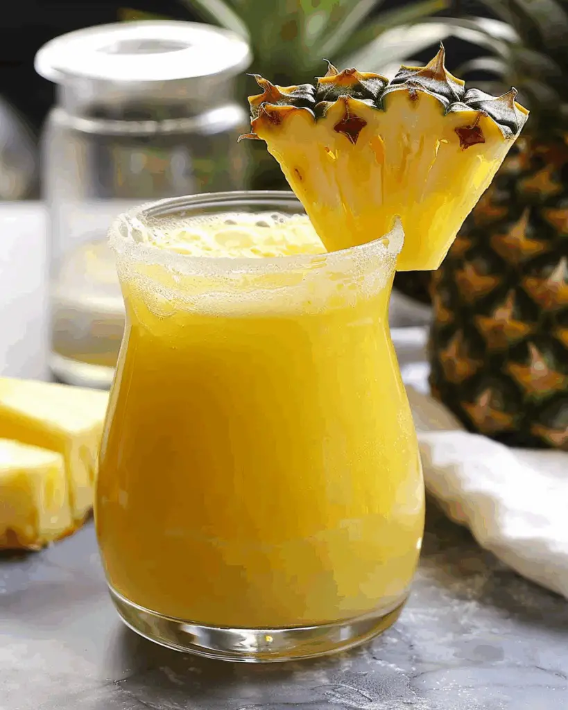 Homemade Pineapple Juice
