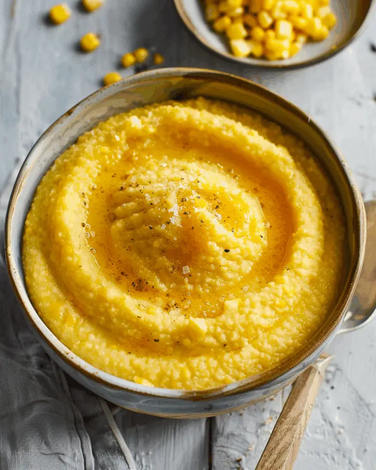 Creamy Polenta with Corn and Thyme