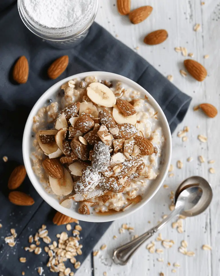 Maple Almond Overnight Oats