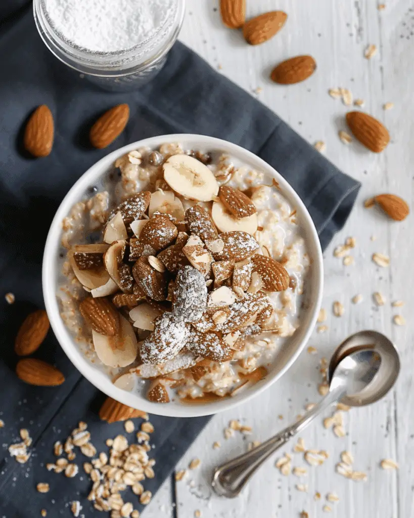 Maple Almond Overnight Oats