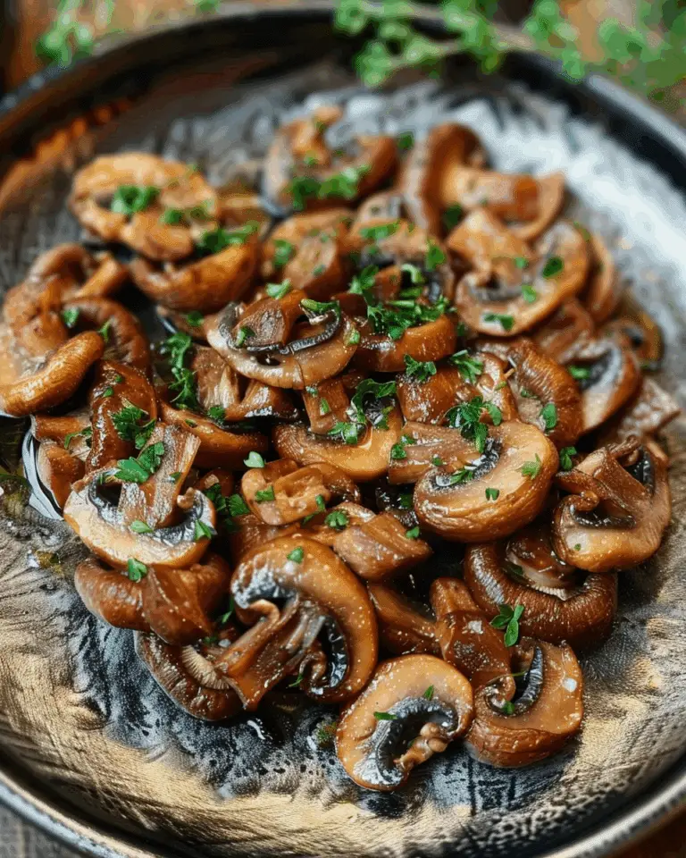 Garlic‑Butter Mushroom Bites