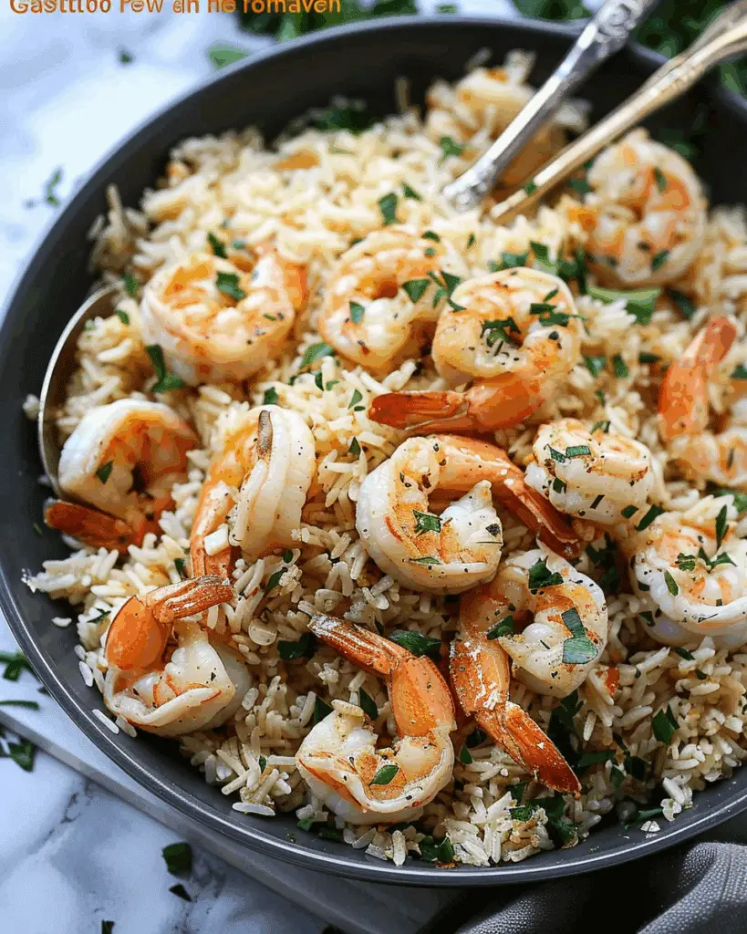 Best Garlic Butter Shrimp and Rice