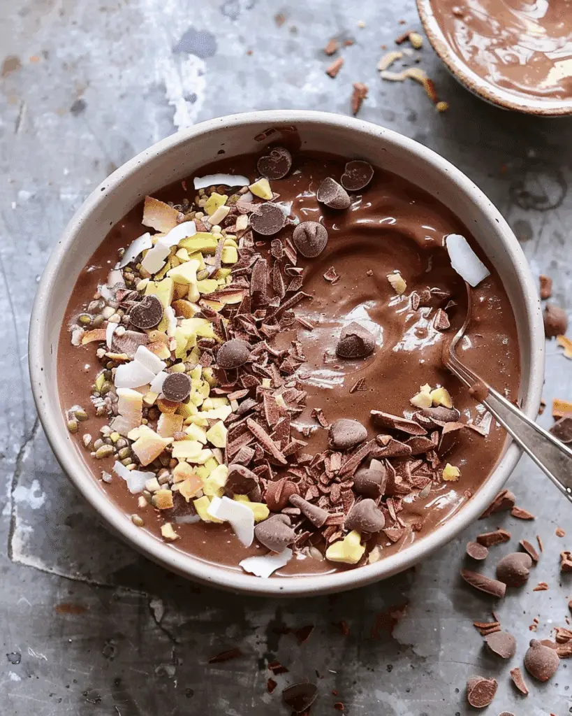 Chocolate Coconut Smoothie Bowl