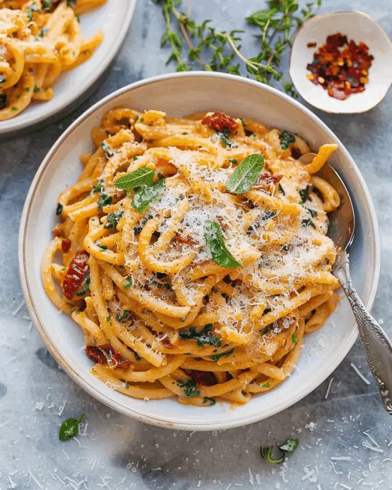 Creamy Sun Dried Tomato Pasta