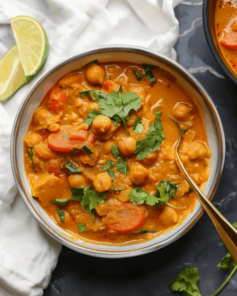Coconut Chickpea Curry — Vegan & Gluten‑Free